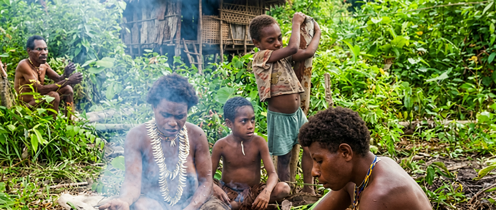 Les Korowai — Papouasie — 1