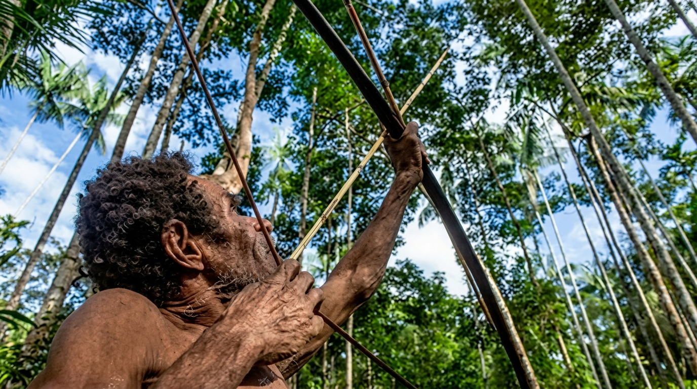 Les Korowai — Papouasie — illustration