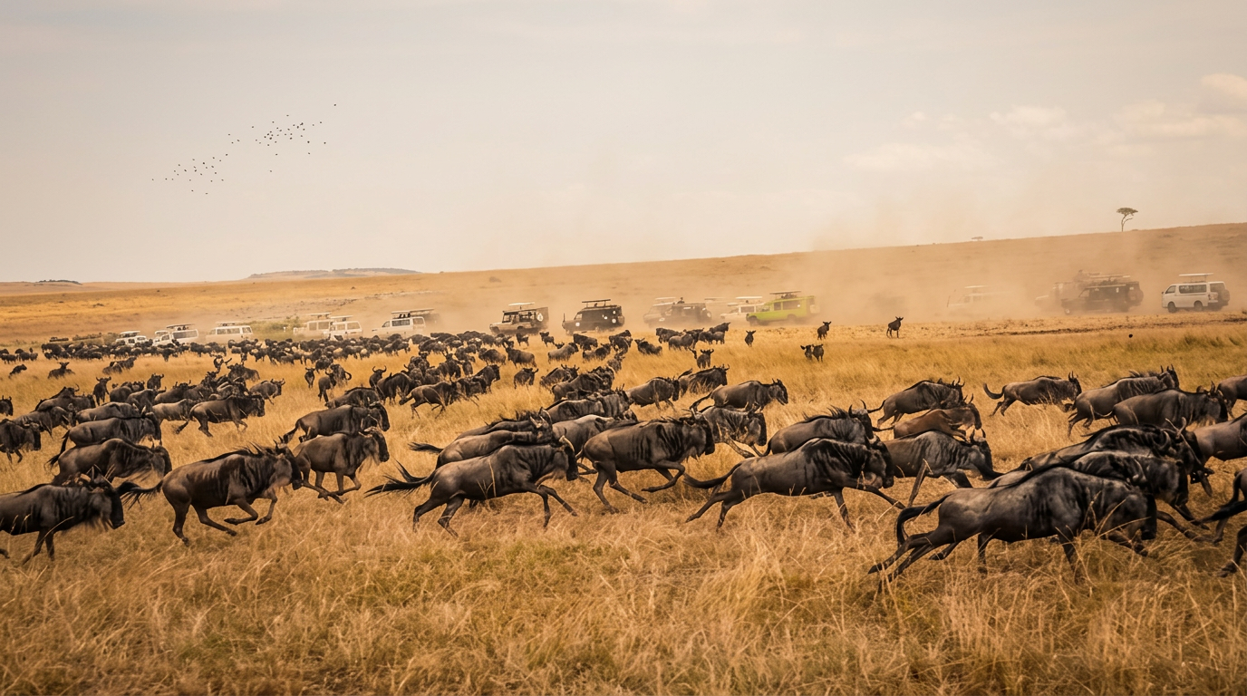 Migration des gnous — Serengeti
