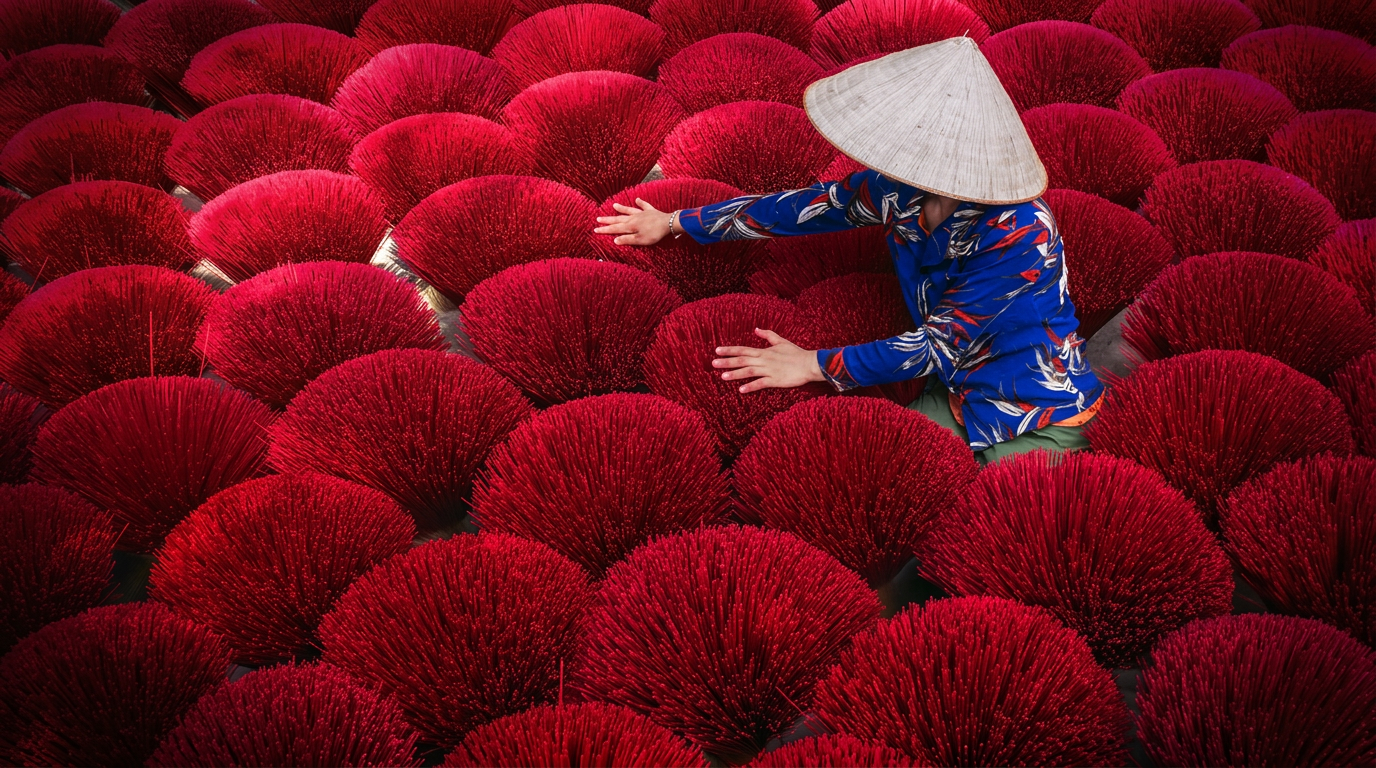 Couleurs et savoir-faire artisanaux du nord Vietnam