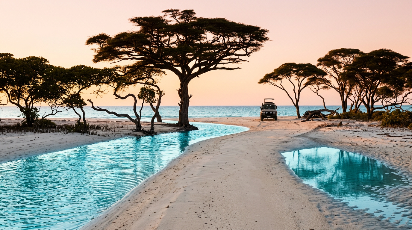 Coucher de soleil tropical